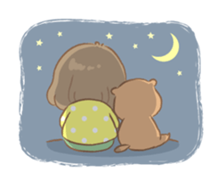 Dango and Hatchi. sticker #4145672