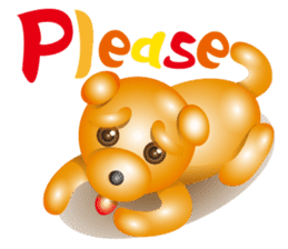 Balloon puppy sticker #4145885