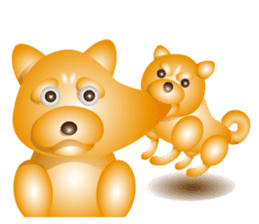 Balloon puppy sticker #4145895