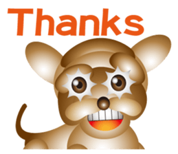 Balloon puppy sticker #4145915