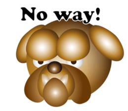 Balloon puppy sticker #4145917