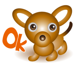 Balloon puppy sticker #4145919