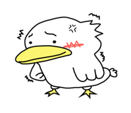 The name of the duck is tacchi sticker #4146656