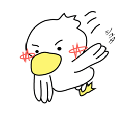 The name of the duck is tacchi sticker #4146679