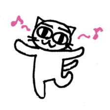 cat with japanese comment sticker #4146953