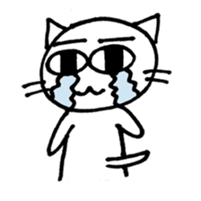 cat with japanese comment sticker #4146954
