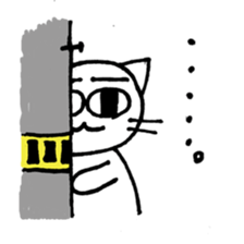 cat with japanese comment sticker #4146959