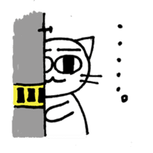 cat with japanese comment sticker #4146959