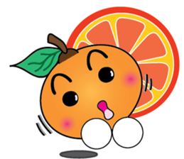 Little Orange Cute sticker #4147321