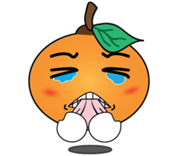 Little Orange Cute sticker #4147324