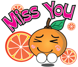Little Orange Cute sticker #4147329