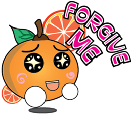 Little Orange Cute sticker #4147336