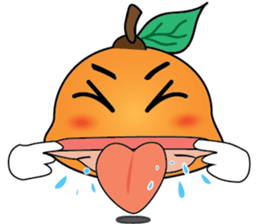 Little Orange Cute sticker #4147342