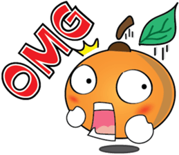 Little Orange Cute sticker #4147348