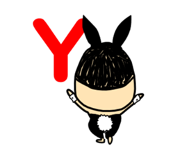 Taylor Abe Person Bunny Girl sticker #4148296