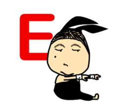 Taylor Abe Person Bunny Girl sticker #4148297