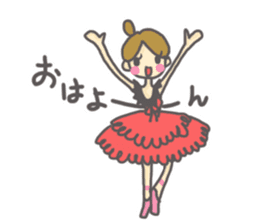 The Ballerina ballet sticker #4148440