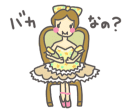 The Ballerina ballet sticker #4148454