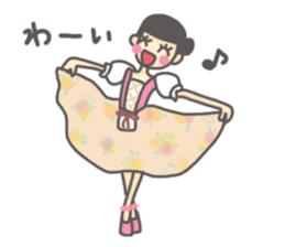 The Ballerina ballet sticker #4148456