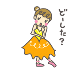 The Ballerina ballet sticker #4148461