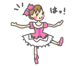 The Ballerina ballet sticker #4148466