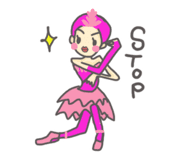 The Ballerina ballet sticker #4148474
