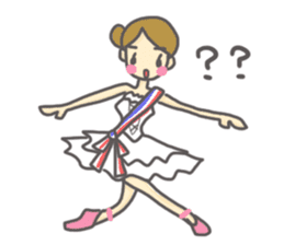 The Ballerina ballet sticker #4148476