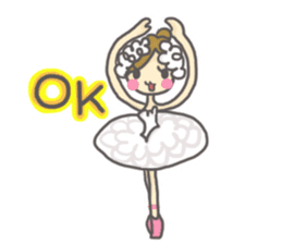 The Ballerina ballet sticker #4148478