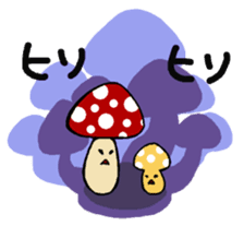 Funny mushrooms! sticker #4148680