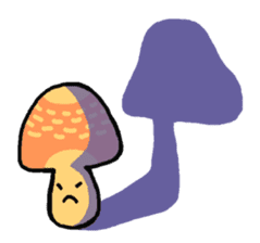 Funny mushrooms! sticker #4148690