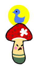 Funny mushrooms! sticker #4148703