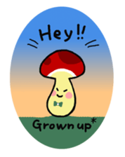 Funny mushrooms! sticker #4148719