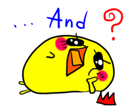 Chick by Kaokao (English) sticker #4148821