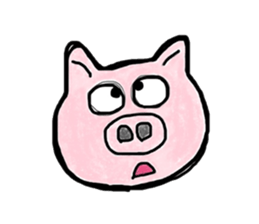 Surprised face The animal volume sticker #4149210