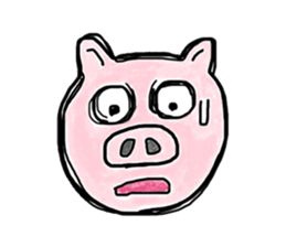 Surprised face The animal volume sticker #4149211