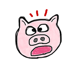 Surprised face The animal volume sticker #4149212