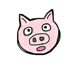 Surprised face The animal volume sticker #4149213