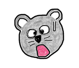 Surprised face The animal volume sticker #4149216