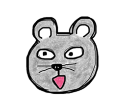 Surprised face The animal volume sticker #4149218