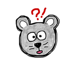 Surprised face The animal volume sticker #4149219