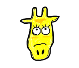 Surprised face The animal volume sticker #4149220