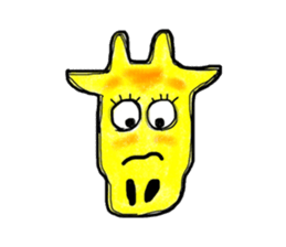 Surprised face The animal volume sticker #4149223