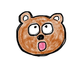 Surprised face The animal volume sticker #4149225