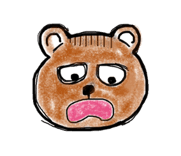 Surprised face The animal volume sticker #4149226