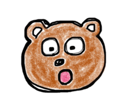 Surprised face The animal volume sticker #4149227