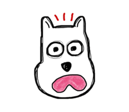 Surprised face The animal volume sticker #4149237