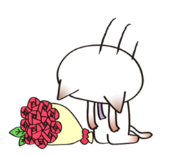 Siamese cat of the purple tie sticker #4149257