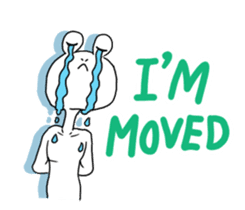 White Frog Man (English ver.) sticker #4149345