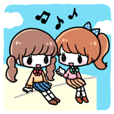 Friendly School Girls sticker #4149480