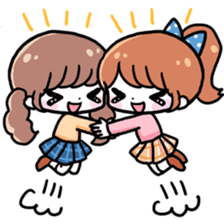 Friendly School Girls sticker #4149483